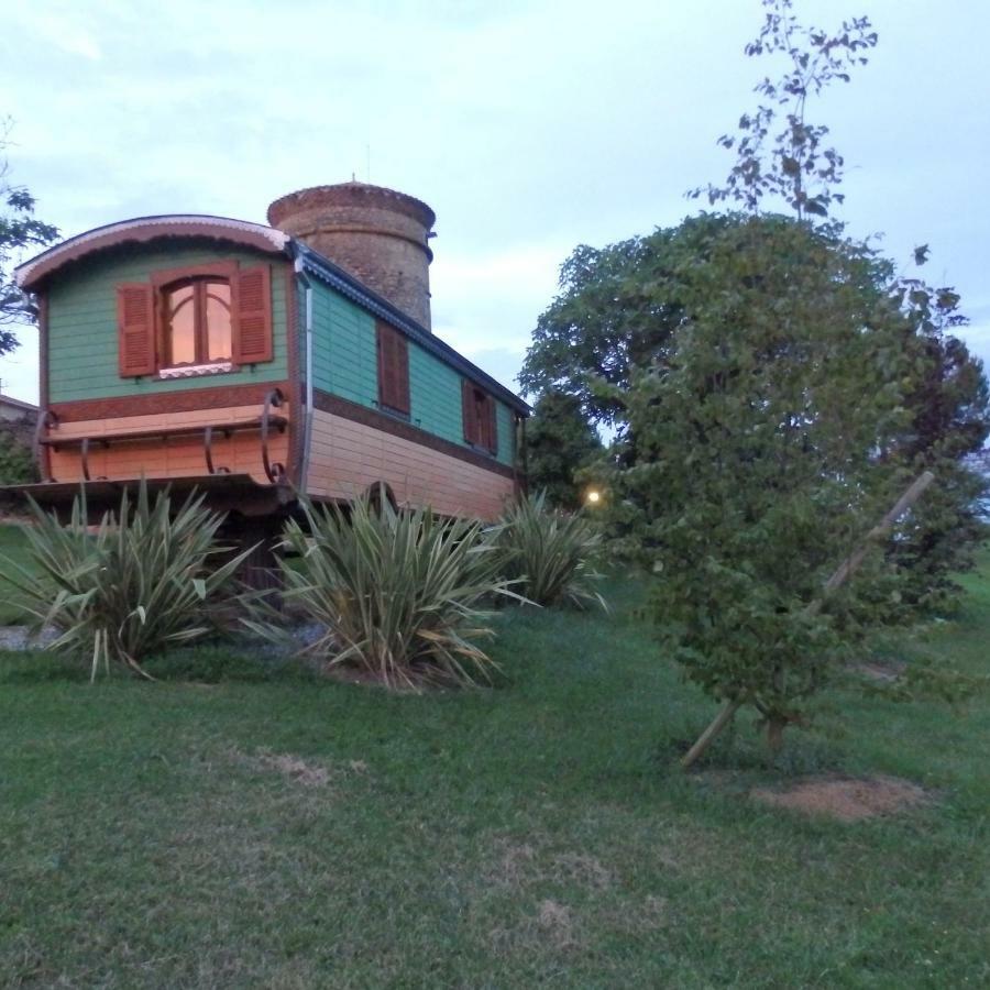 Roulotte La Souleillade Bed & Breakfast Saint-Sernin  Ngoại thất bức ảnh